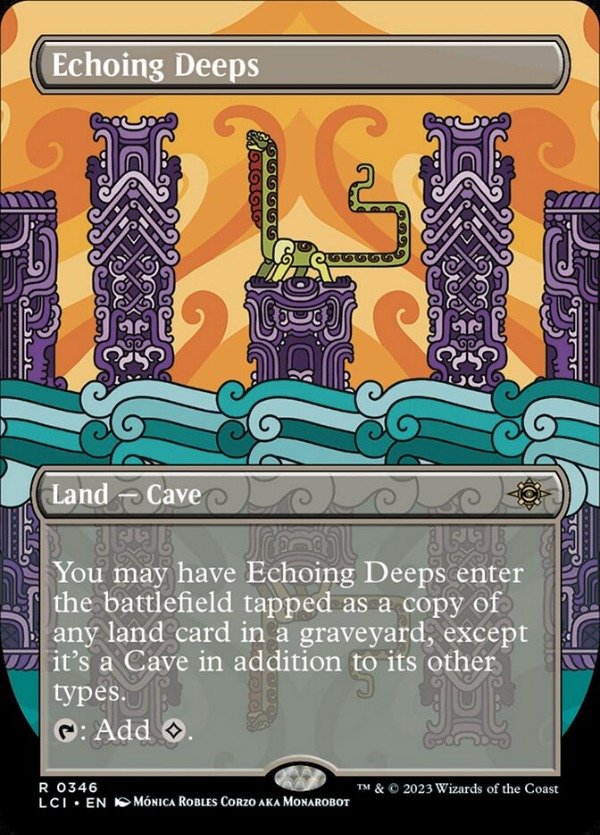 Producto - Echoing Deeps Borderless  Lost Caverns of Ixalan