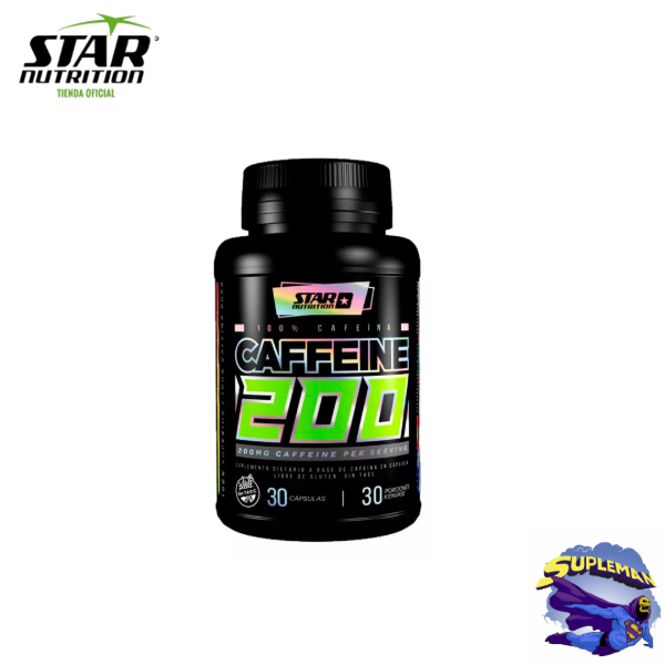 Producto - Cafeina STAR NUTRITION 200mg 30 Caps