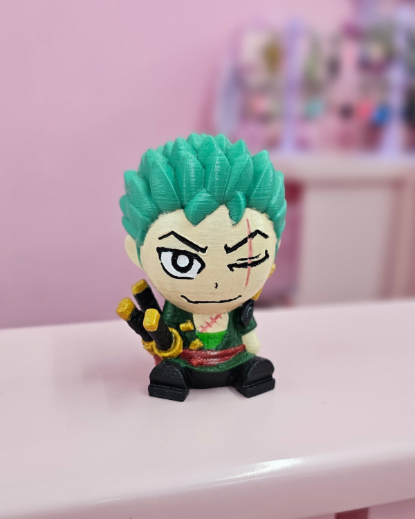 Producto - Figura Chibi Zoro 3D (Marca Fekso Store)
