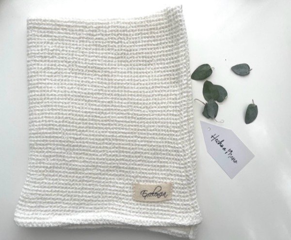 Producto - SET REPASADOR TELA WAFFLE OFF WHITE