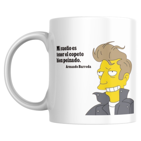Producto - Taza - mi sueño es tener el copete bien peinado (simpsons) - 0