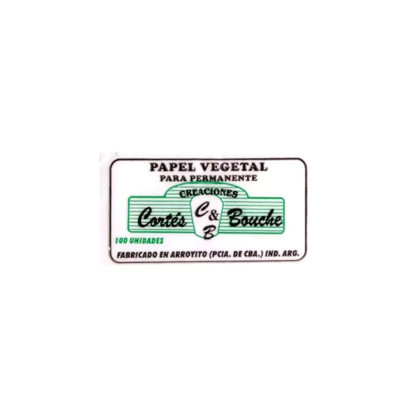 Producto - Papel Vegetal para Permanente x100