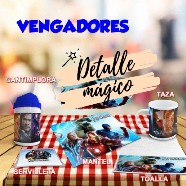 Producto - Set Jardín Vengadores