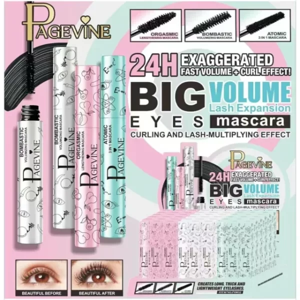 Producto - PAGEVINE MASCARA PESTANA MG-254066/P0102 6908188000673