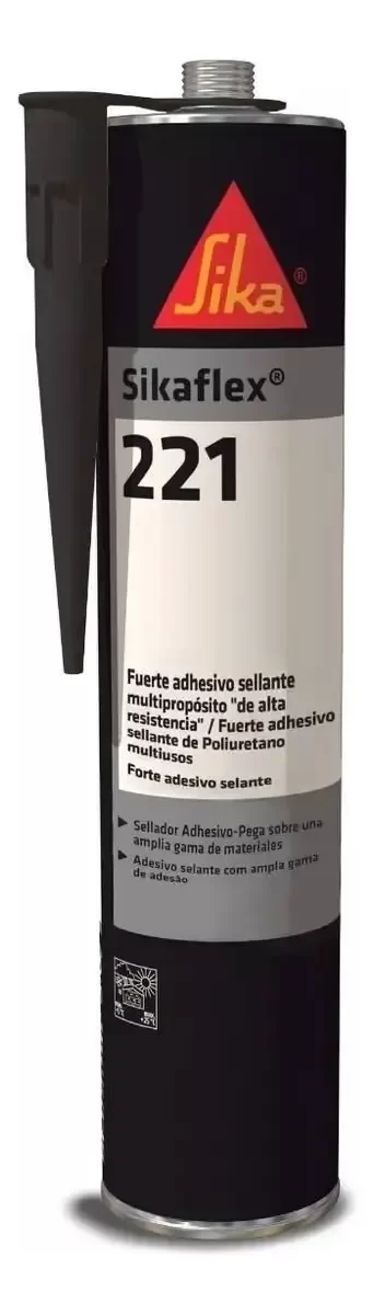 Producto - Sika Sikaflex 221 Poliuretanico Negro 300 ml