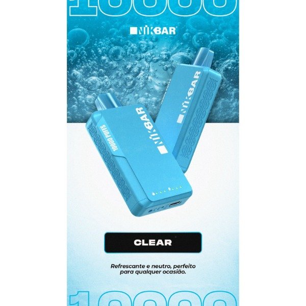 Producto - (PODS DESCARTABLES) NIKBAR 10K - CLEAR