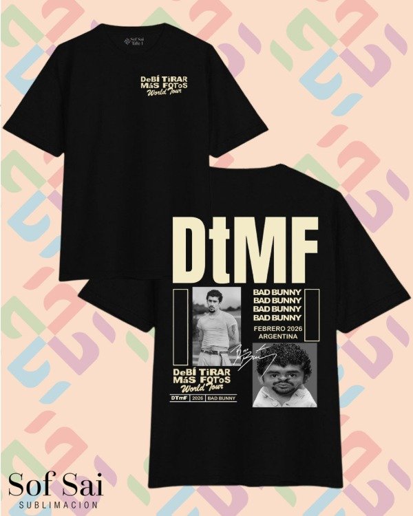 Remera Dtmf collage