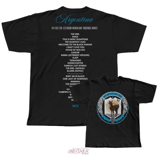 Producto - mcr argentina 2026 x setlist y fechita