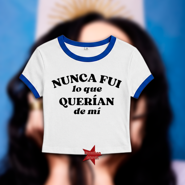 Baby tee bordes Nunca fui