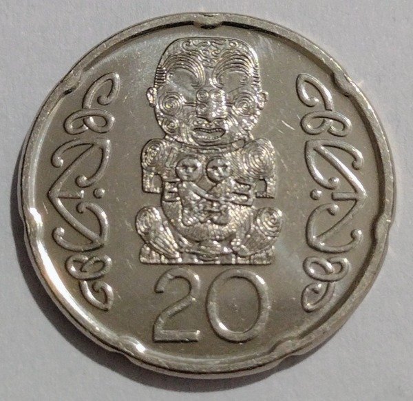 Producto - Nueva Zelanda 20 centavos 2020 - 0