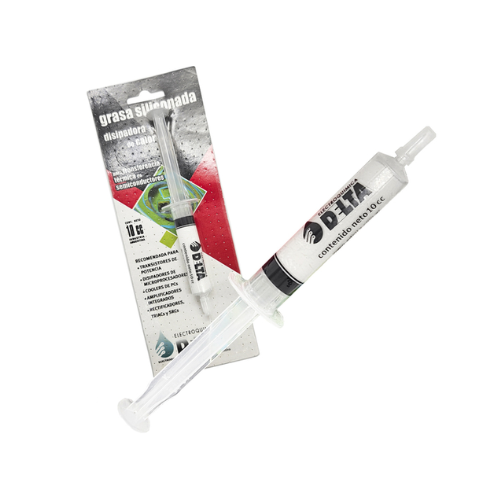 Producto - Grasa siliconada disipadora de calor Jeringa de 10cc