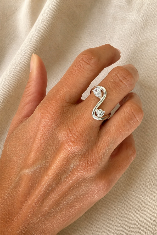 Producto - Anillo Cúbic sig sag
