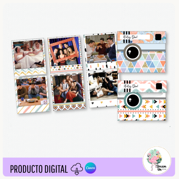 Producto - Kit Polaroids y Cajas Cámaras Día  de la Amistad