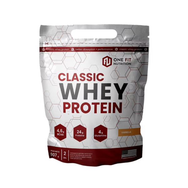 Producto - CLASSIC WHEY PROTEIN DOYPACK 2 LB. - ONE FIT NUTRITION