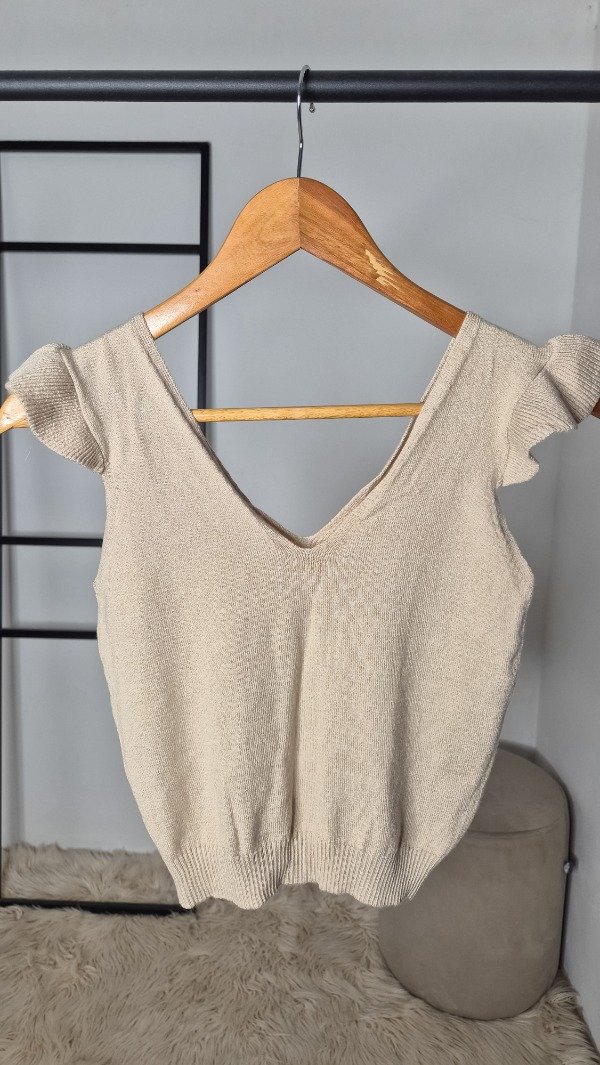 Producto - Top hilo beige