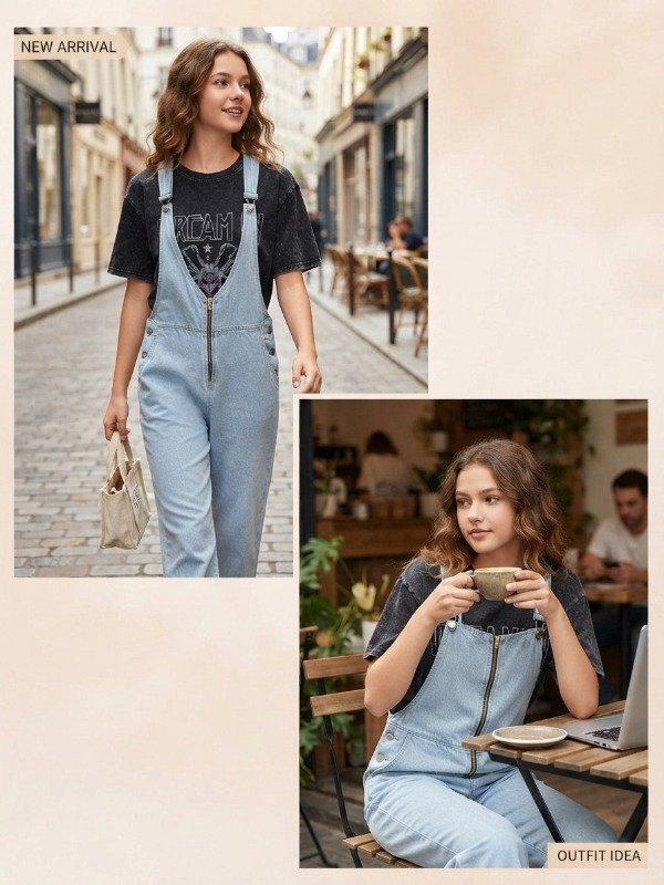 Producto - Jardinero largo jeans