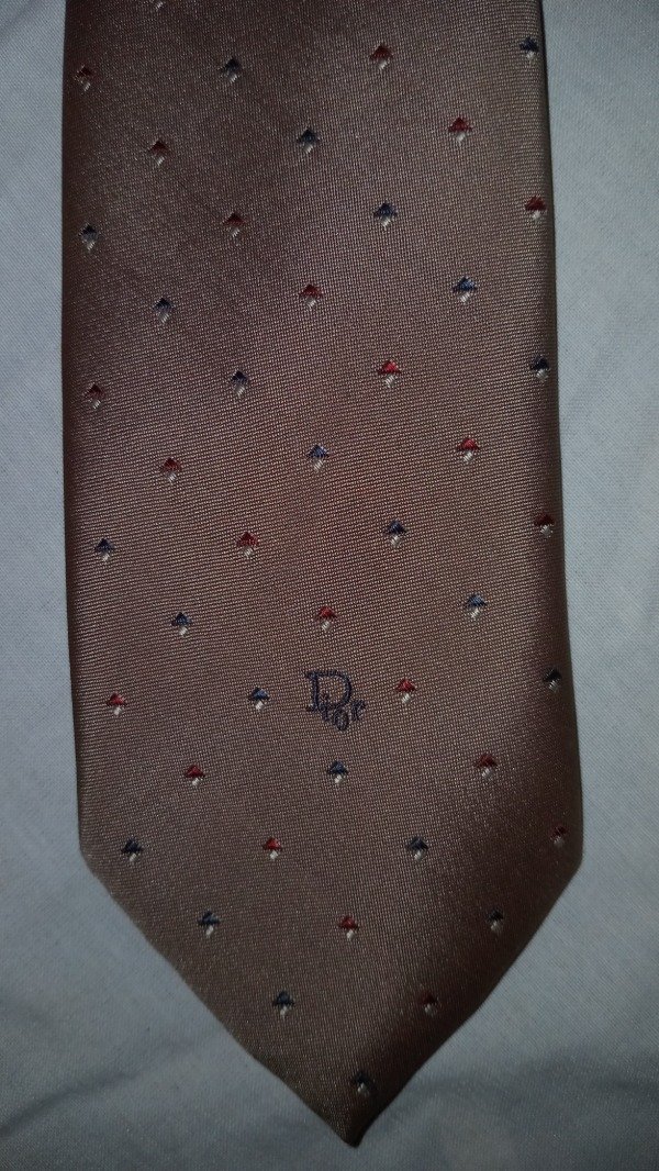 Producto - Dior vintage AOP mashrooms tie. - 1