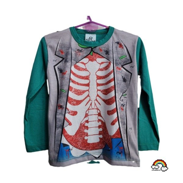 Producto - REMERA MANGA LARGA INFANTIL ZOMBIE COSPLAY