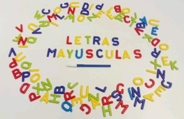 Producto - Letras mayusculas x 101 piezas en pote