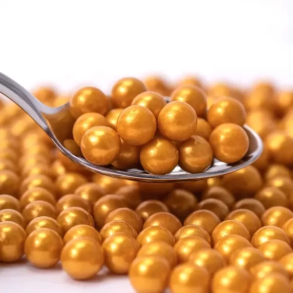 Producto - Perlas grandes comestibles doradas x100grs - 3