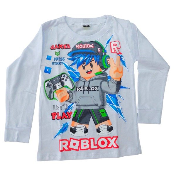 Producto - Camiseta Roblox Blanca Talle 6
