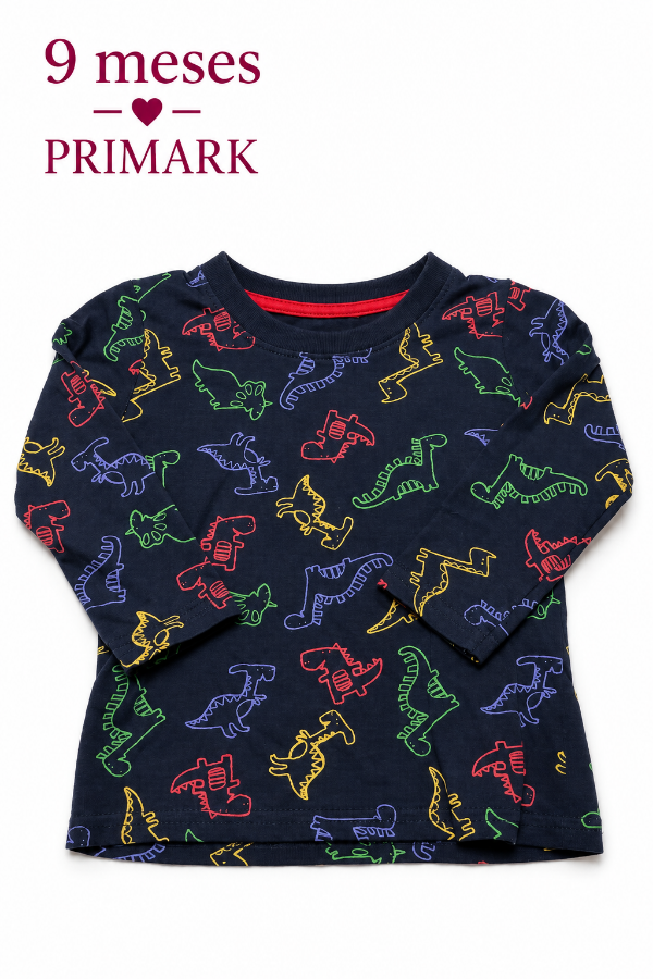 Producto - Remera manga larga Primark 9 meses - 0