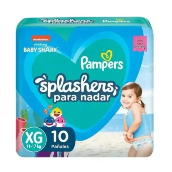Producto - Pampers pañales splashers para el Agua XG x 10