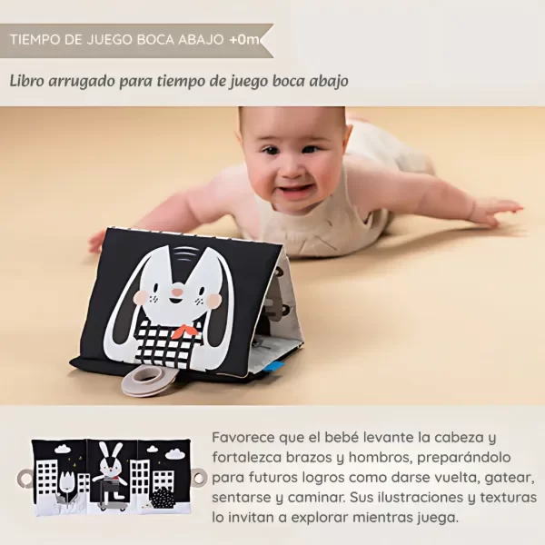 Producto - HELLO BABY - Set Sensoriales Bebe Blanco y negro - 4
