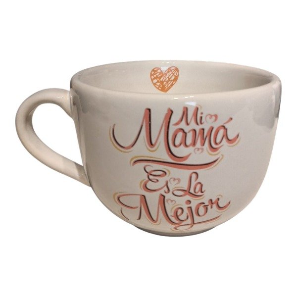 Producto - Tazon rosa mi mama es la mejor