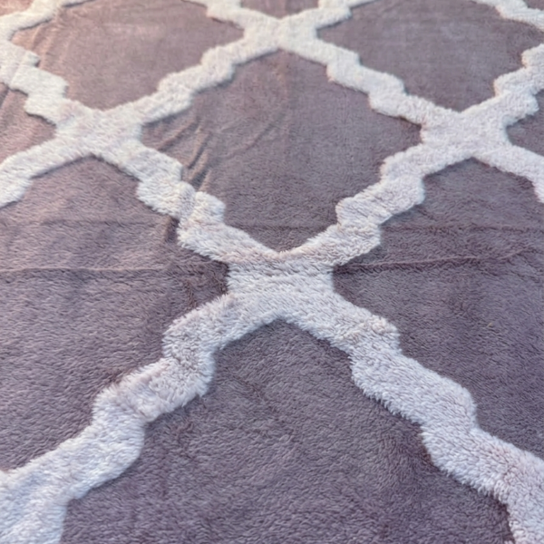 Producto - Manta Texture - Relieve Geométrico y Corderito - 9