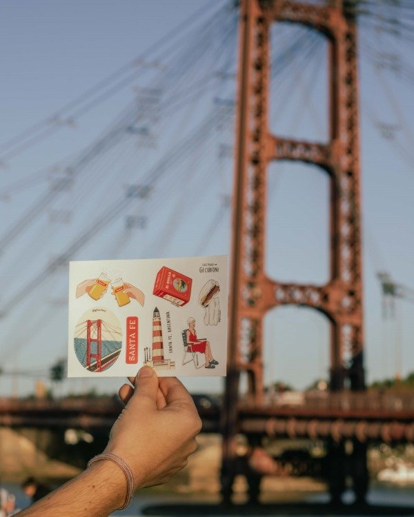 Producto - Santa Fe plancha stickers