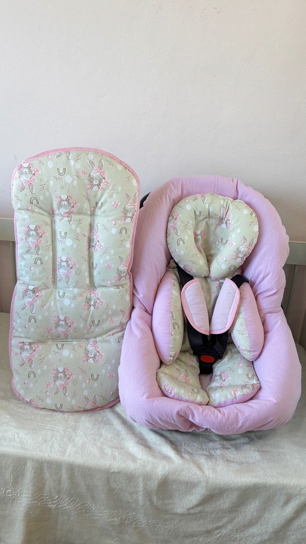 Producto - Set de paseo coneja magnolia c/rosa