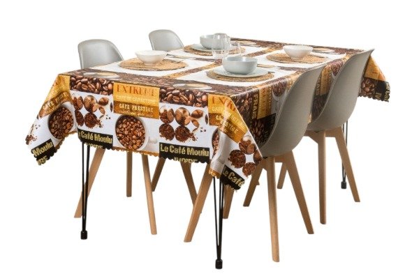 Producto - Mantel Eco Cuero Liso/Estampado 1.40x2.40mts