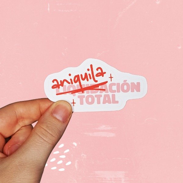 Producto - Sticker Aniquilación Total