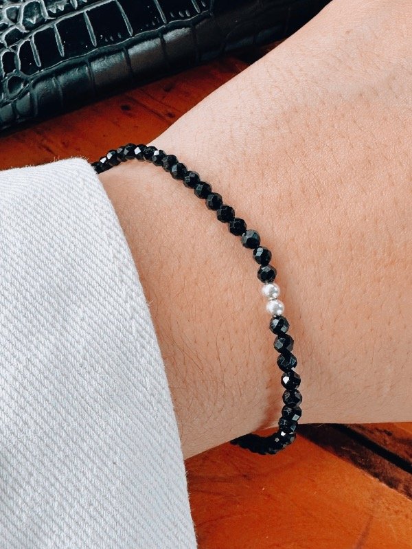 Producto - Pulsera Cristal Black Plata925