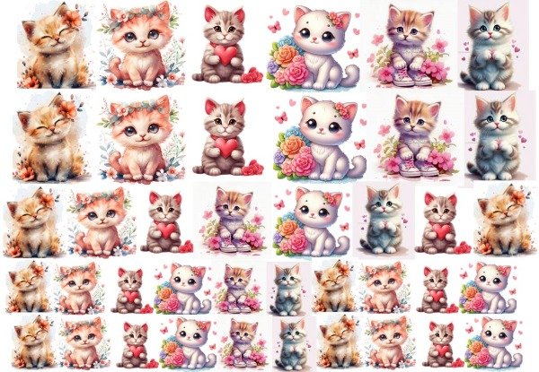 Producto - LAMINA GATITOS 5