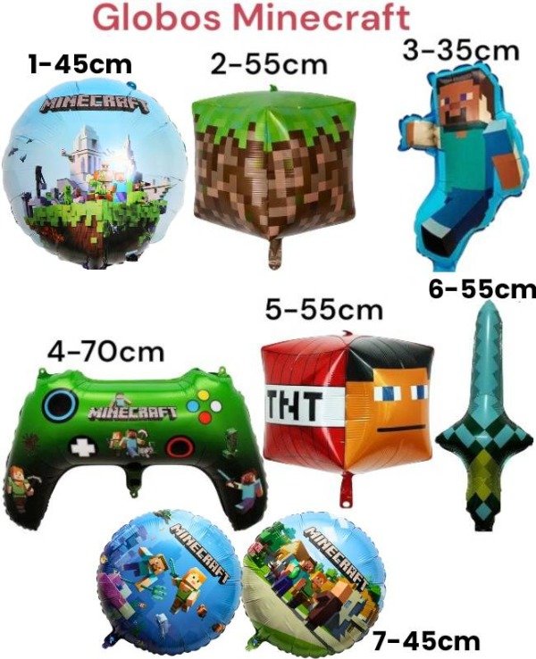 Producto - Globo Minecraft