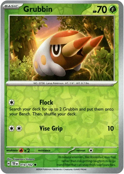 Producto - Grubbin - 018/162 - Temporal Forces - Reverse Holo