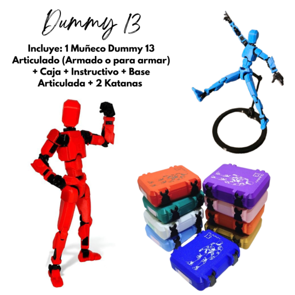 Producto - KIT DUMMY 13 ARMADO - COLOR A ELECCIÓN