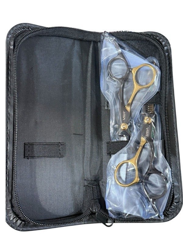 Producto - Estuche de tijera VGR dorado