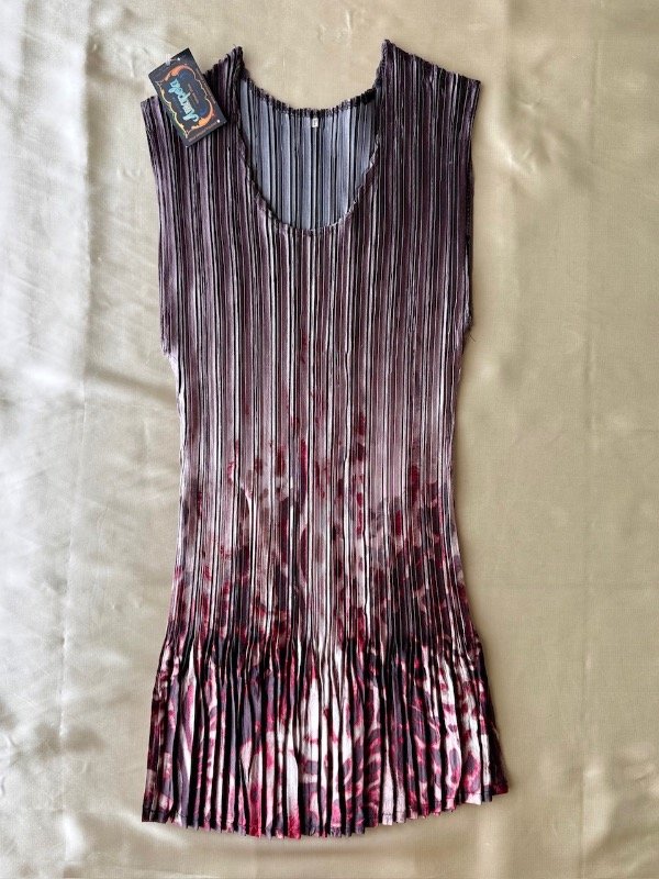 Producto - Top plisado plateado