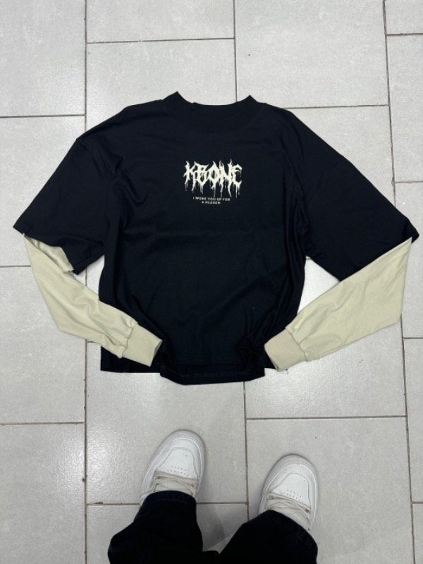 Producto - Manga larga reason negra  //35.000 TRANSF - 1