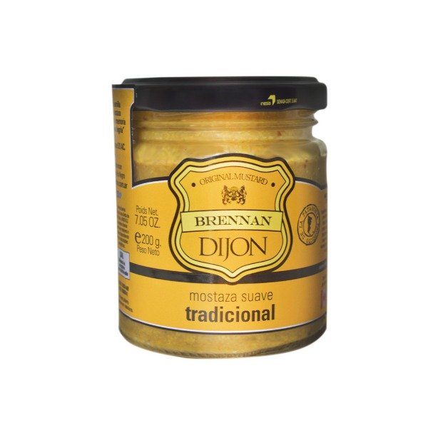 Producto - Mostaza Dijon Suave Tradicional - Brennan x200gr