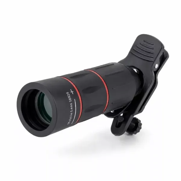 Producto - Telescopio Monocular Para Celular 18x26 Con Clip Tel-45 WR