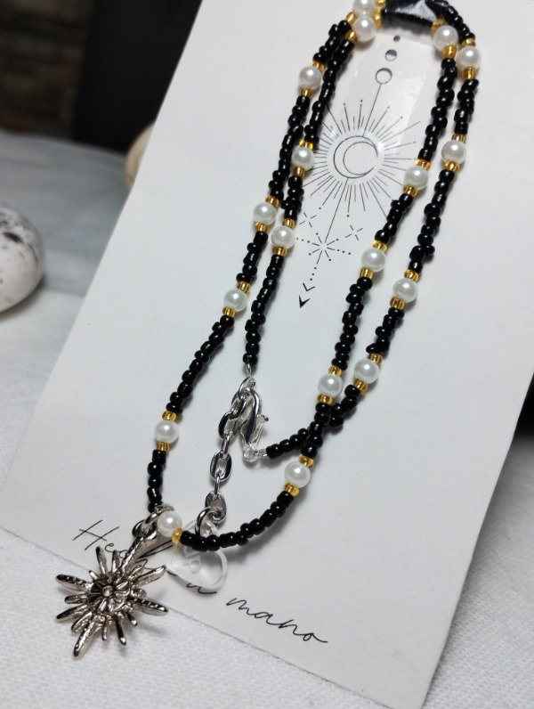 Producto - Collar mostacillas y perlitas