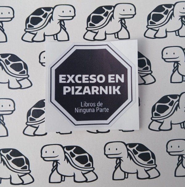 Producto - STICKER EXCESO EN PIZARNIK