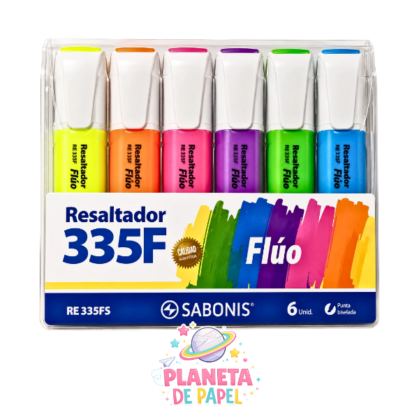 Producto - Resaltador Sabonis Fluo x6