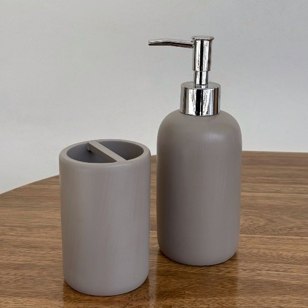 Producto - Dispenser y portacepillo cemento