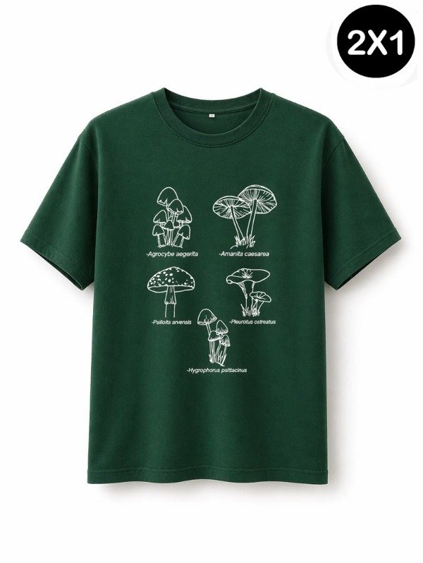 Producto - REMERA HONGUITOS FUNGI