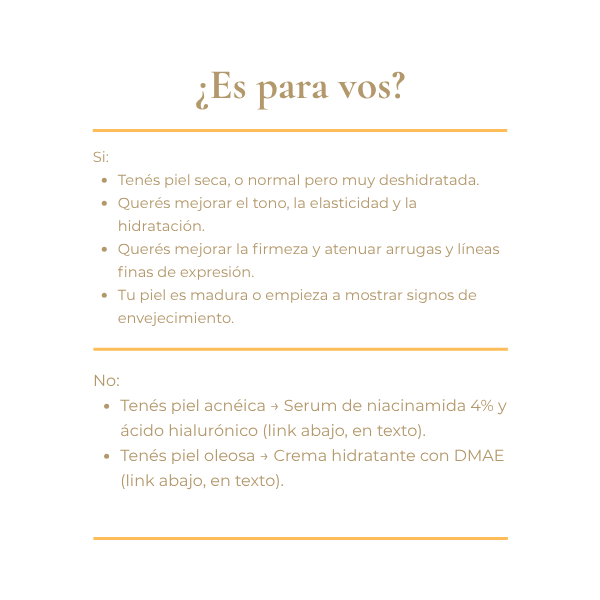 Producto - Crema facial nutritiva con DMAE y niacinamida al 5 - 1